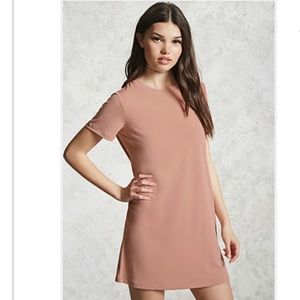 *NWT* Nude blush pink t shirt short dress